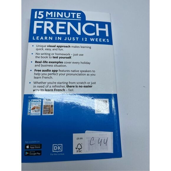 15-Minute French by DK (2018, Trade Paperback) - Picture 6 of 6